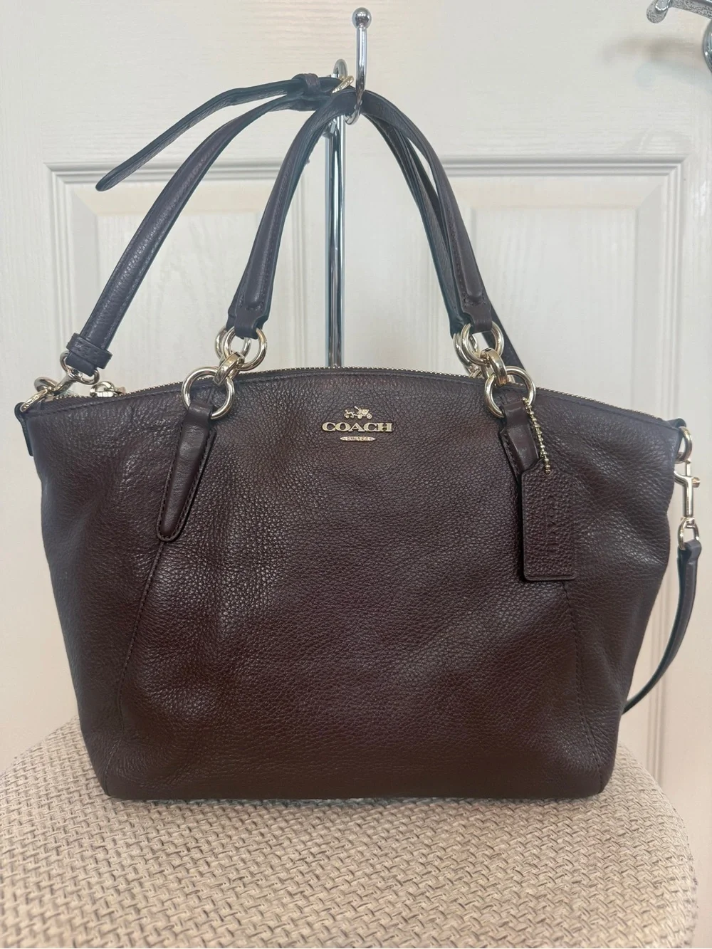 COACH LEATHER MULTIWEAR BAG BROWN 2017 #6676 - Picture 4 of 10
